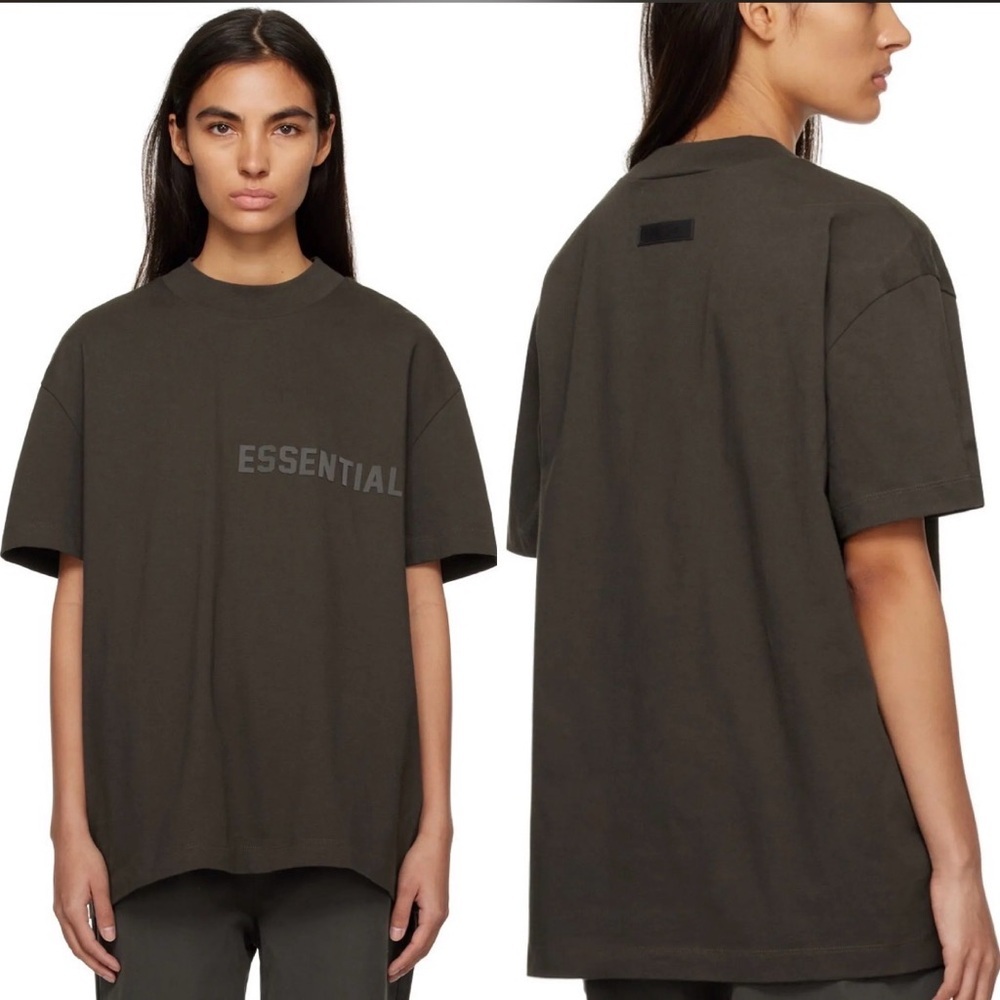 Fear of God ESSENTIALS Gray Crewneck T-Shirt Size S * fits to M